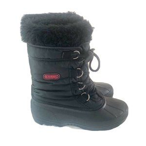 Sorel Insulated Black Winter Boots Lace Up Kaufman
